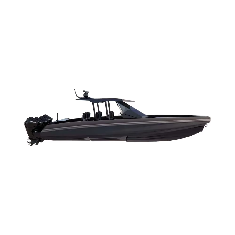 Seven Marine 2025 Luxury Style 11.7M/38ft Aluminum D-foam Collar Boat with Outboard Engine Italy Design Made in China